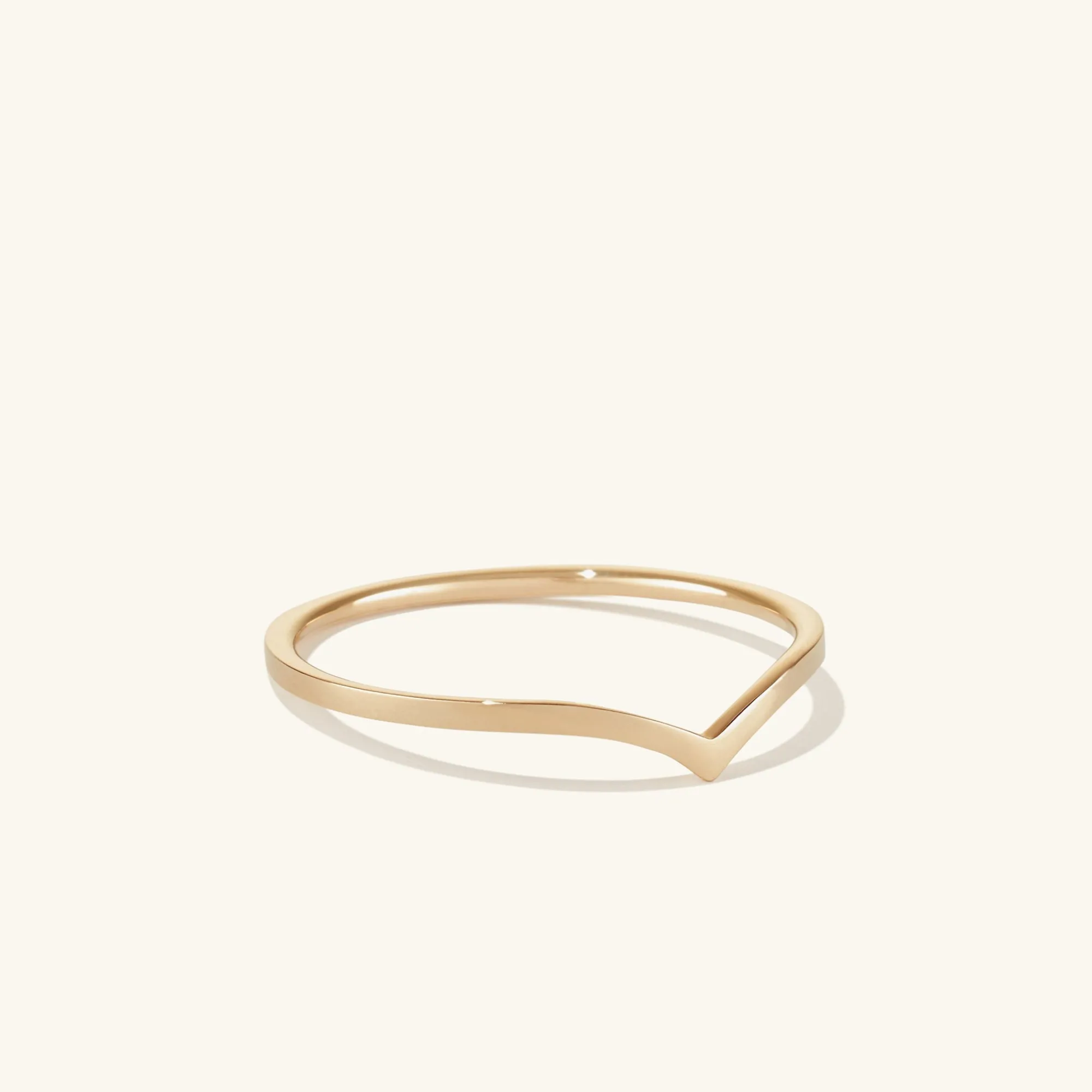 Ringe | Kombinierbare Ringe | Mejuri Wishbone Ring 14kYellowGold